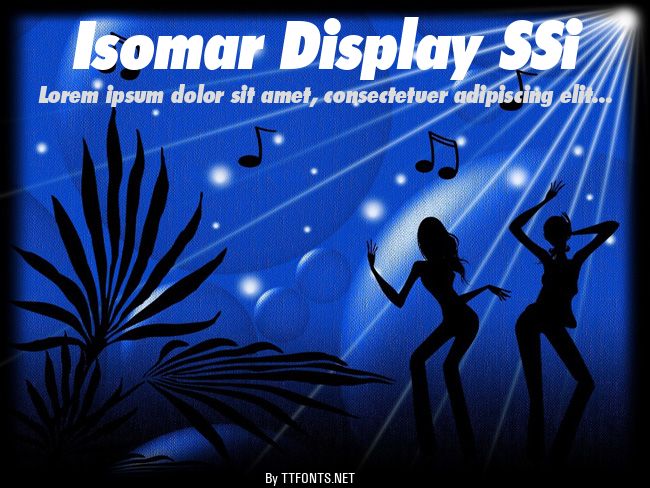 Isomar Display SSi example